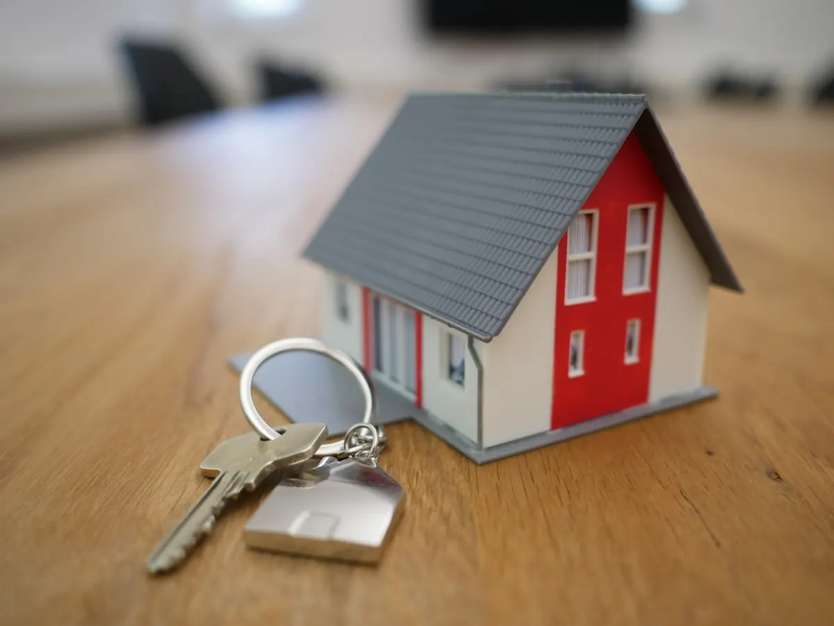 House keys handed over after an estate clearance
